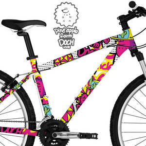 [그래피커] DOCH-bike-02 MTB 로드자전거 로드바이크 픽시 BMX 자전거 프레임 랩핑 튜닝 스티커 스킨 데칼 