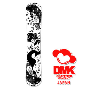 [그래피커] DMK JAPAN-DECK-01 스노우보드 데크 튜닝 스티커 스킨