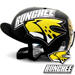 [그래피커] 0026-RUNCHEE-Helmet-01 런치 치타 스노우보드 헬멧 튜닝 스티커 스킨 