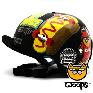 [그래피커] 0018-WOOPS-Helmet-10  스노우보드 헬멧 튜닝 스티커 스킨 