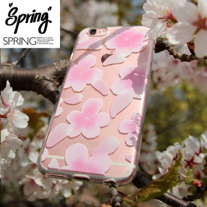 [그래피커] loving-flower_jallycase_02 러빙플라워 봄 벚꽃 꽃 디자인 아이폰 갤럭시s 젤리 케이스 