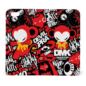 [돌돌] dmk-diarycase-01 그래피티 아티스트 데빌 몽키 캐릭터 그래픽 아이폰 갤럭시 다이어리 핸드폰 휴대폰 케이스