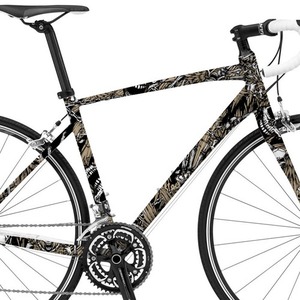 [그래피커] Black Lucifer-bike-01 MTB 로드자전거 로드바이크 픽시 BMX 자전거 프레임 랩핑 튜닝 스티커 스킨 데칼 