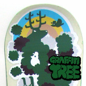 [그래피커] 0004-Graffiti tree-deck-DIY 스노우보드 데크 튜닝 스티커 스킨