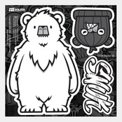 [그래피커] 21-SNUK-Sticker-02 북극곰 스노우보드 선수 스누크 스노우보드 헬멧 여행가방 자동차 캐릭터 스티커 스킨 