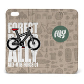 [돌돌] Ally-diarycase-05 숲속의 MTB 자전거 캠핑 사슴 엘리 캐릭터 그래픽 아이폰 갤럭시 다이어리 핸드폰 휴대폰 케이스 