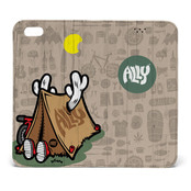 [돌돌] Ally-diarycase-06 숲속의 MTB 자전거 캠핑 사슴 엘리 캐릭터 그래픽 아이폰 갤럭시 다이어리 핸드폰 휴대폰 케이스 