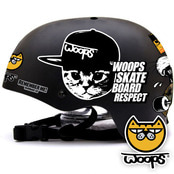 [그래피커] 0018-WOOPS-Helmet-14 스노우보드 헬멧 튜닝 스티커 스킨 