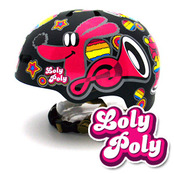 [그래피커] 0009-Lolypoly-Helmet-01 (Full set)   롤리폴리 캥거루 캐릭터 디자인 스노우보드 헬멧 튜닝 스티커 스킨 데칼 