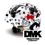 [그래피커] 0002-DMK JAPAN-01 데빌몽키 DMK 일본 이래즈미 헬멧 튜닝 스티커