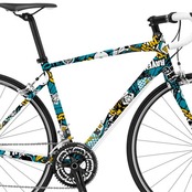 [그래피커] hiphop crow RAVEN-bike-01 MTB 로드자전거 로드바이크 픽시 BMX 자전거 프레임 랩핑 튜닝 스티커 스킨 데칼 