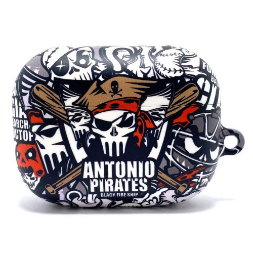 [그래피커] Antonio-Pirate-AirPods PRO-case-01 안토니오 파이럿츠 야구 해적단 외인구단 캐릭터 그래픽 디자인 돌돌 디자이너 airpods3 , 에어팟프로, 에어팟3 케이스