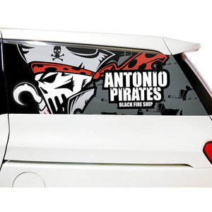 [돌돌] antonio pirate-carnival-01 안토니오 파이럿츠 해적 야구단 올뉴 카니발 자동차 유리 튜닝 스티커 스킨 그래피커 &amp;#61480;