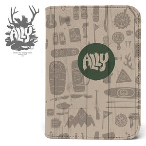[돌돌] ALLY-passport-wallets-03 숲속의 바이커 사슴 엘리 캐릭터 그래픽 디자인 여행 여권 케이스 지갑