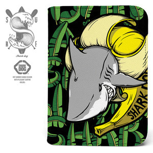 [돌돌] Shark dog-passport-wallets-14 상어 강아지 샤크독 서핑 하와이 캐릭터 그래픽 디자인 여행 여권 케이스 지갑