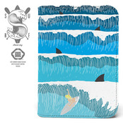 [돌돌] Shark dog-passport-wallets-06 상어 강아지 샤크독 서핑 하와이 캐릭터 그래픽 디자인 여행 여권 케이스 지갑
