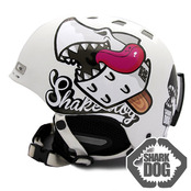 [그래피커] 0014-SharkDOG-Helmet-04    샤크독 서핑 하와이 캐릭터 스노우보드 헬멧 튜닝 스티커 스킨 데칼